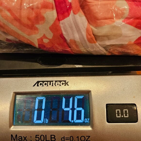 Croft & Barrow Floral Red Pink Peasant Blouse drawstring Womens L Feminine - Picture 11 of 11